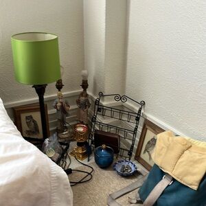 Lamps dolls pair man and women antiques